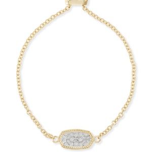 KENDRA SCOTT Elaina Gold Adjustable Chain Bracelet